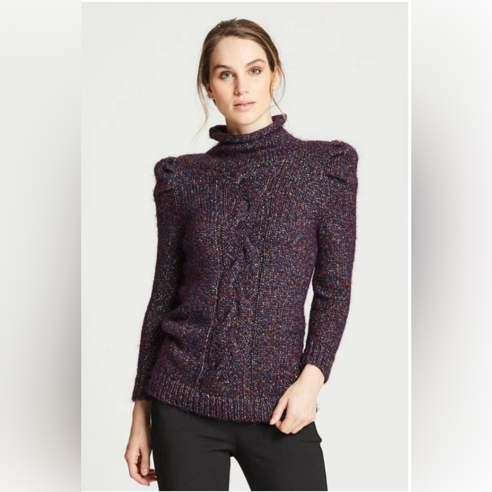 NEW Marie Oliver Penni Puff Sleeve Sweater Small